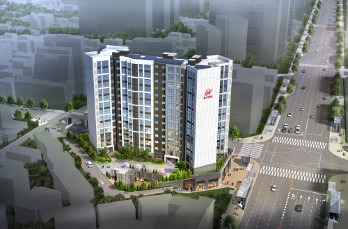 사진= 현대건설, 힐스 에비뉴 신방화역. 조감도